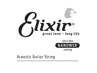Elixir 14152 Corda individual 052 Nanoweb Phosphor Bronze Elixir 14152 Corda individual 052 Nanoweb Phosphor Bronze